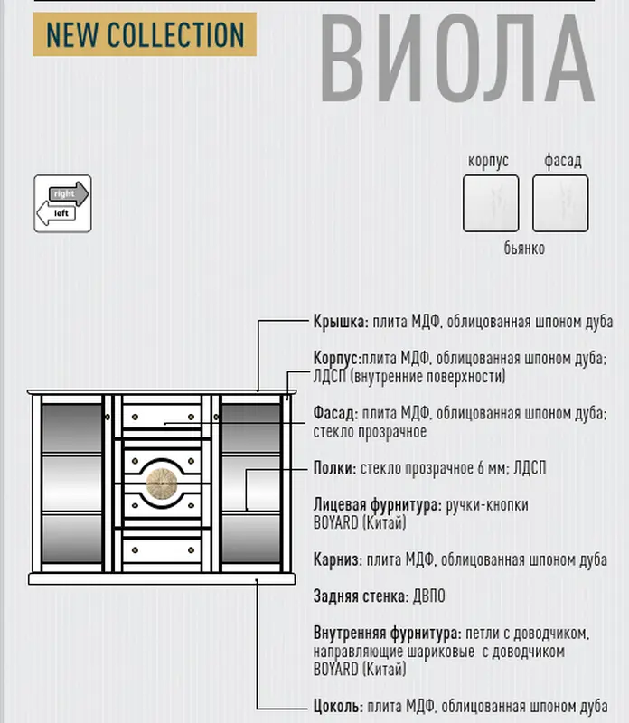 Шкаф для платья и белья Власта ГМ 8821