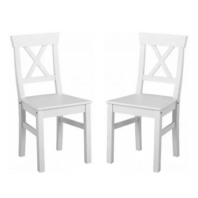 Стул из дерева Форест 2 шт. цвет - белый/белый