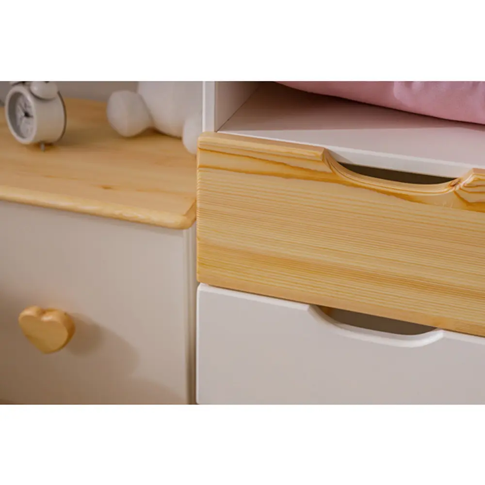 Шкаф с 4 ящиками детский массив сосны ТК №1 3-ств.