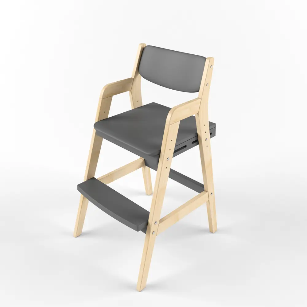 Стул Rabbit Wood Вуди лак-серый