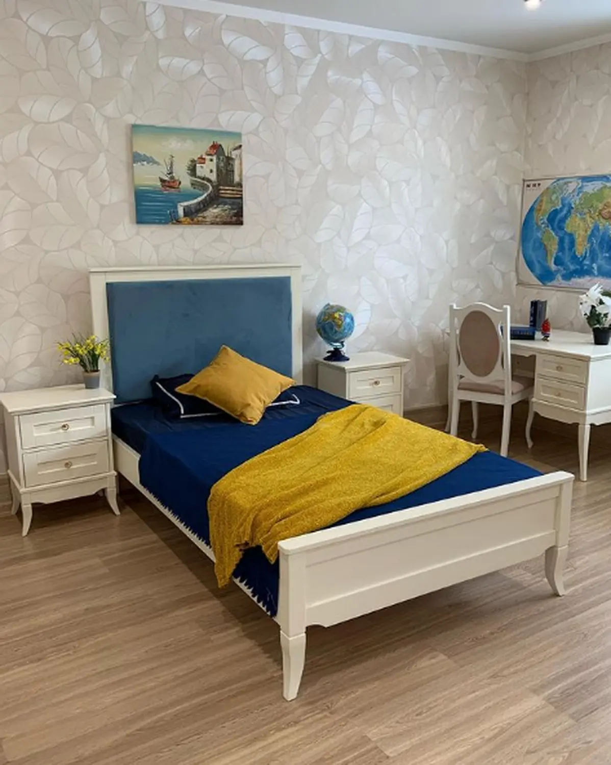 Кровать "Римини" 1400х2000 с мягким изголовьем