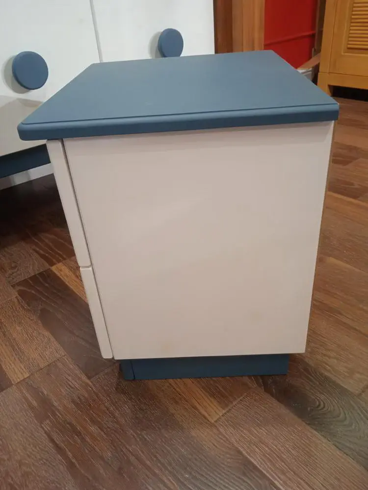 Тумба 2 ящика белая ТК №3