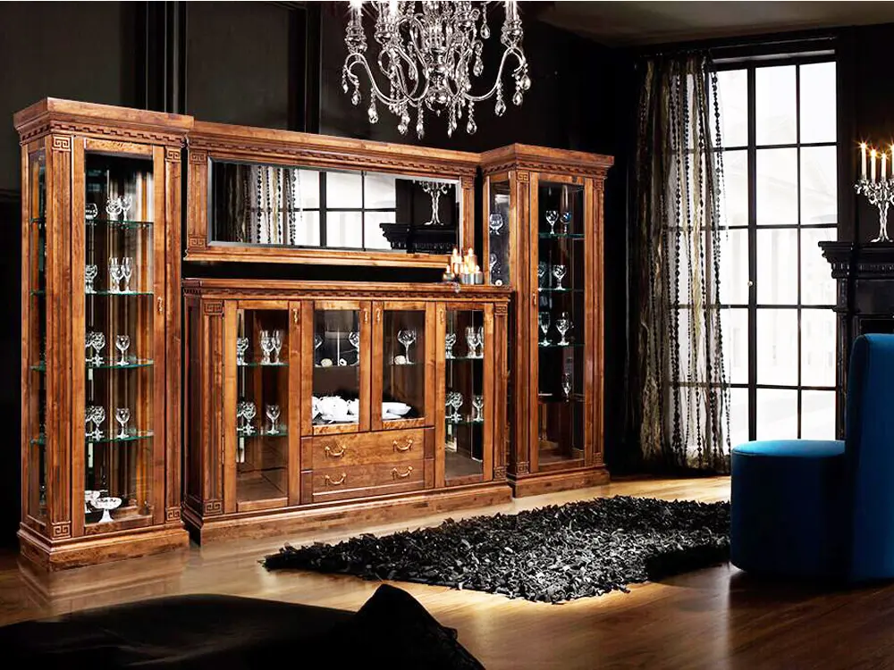 Шкаф с витриной Риека ГМ 5801