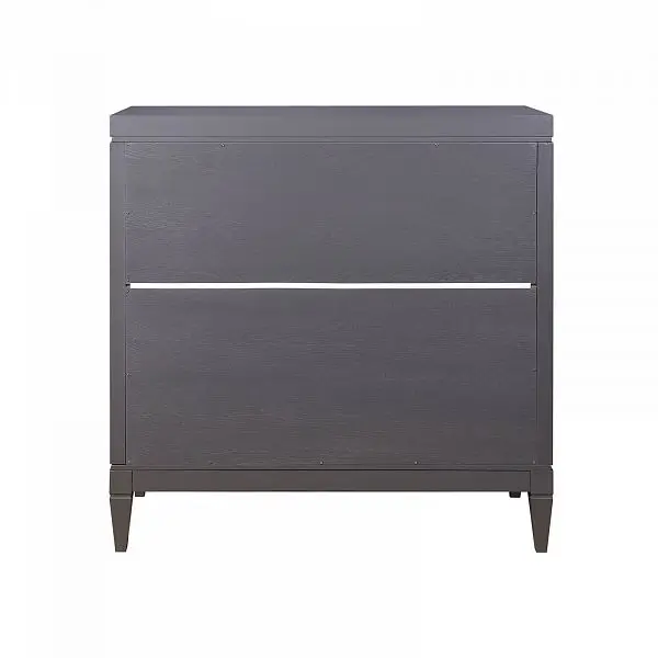 (5.3.4) Комод серый с ящиком дуб чёрный Фокстрот 221A рельеф (бетон-дуб натуральный)