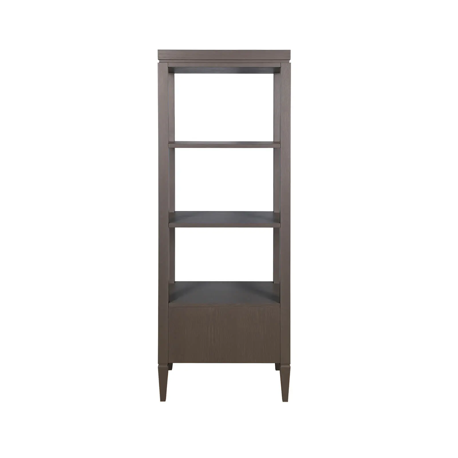 (9.6.1) Этажерка с 2 ящиками "Фокстрот" 03А (бетон/дуб натуральный)