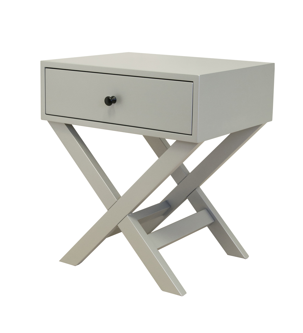 Тумба Серая компактная тумба Tomas silver лофт