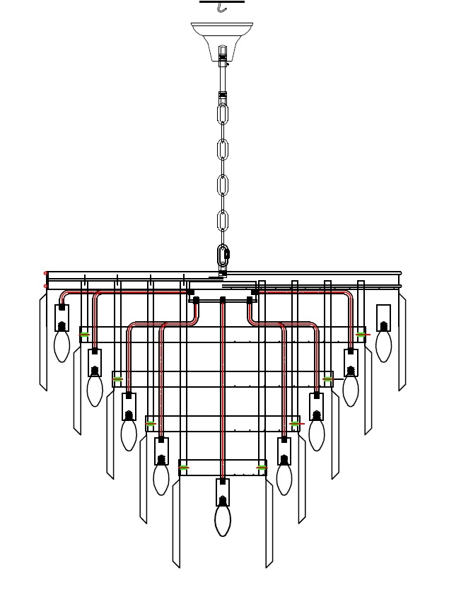 Люстра Odeon 5 Rings Silver