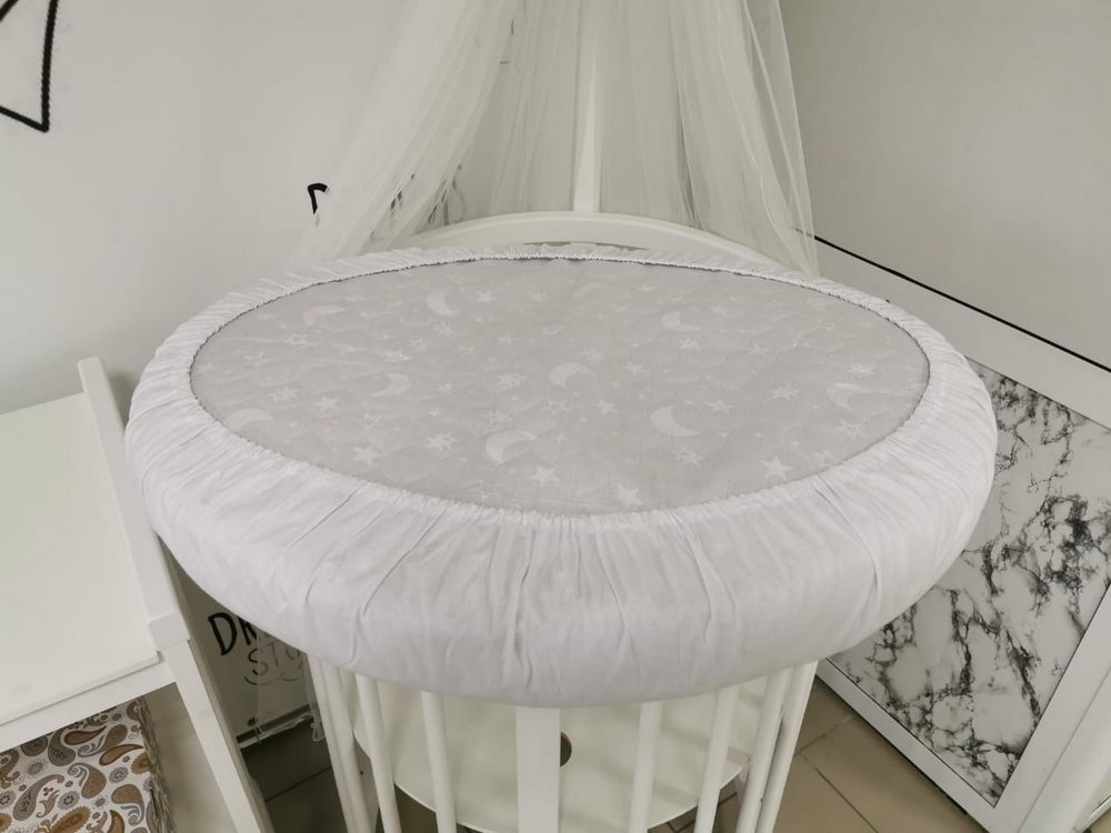 Простынь DreamTex из бязи (на круглый матрас 75х75см)