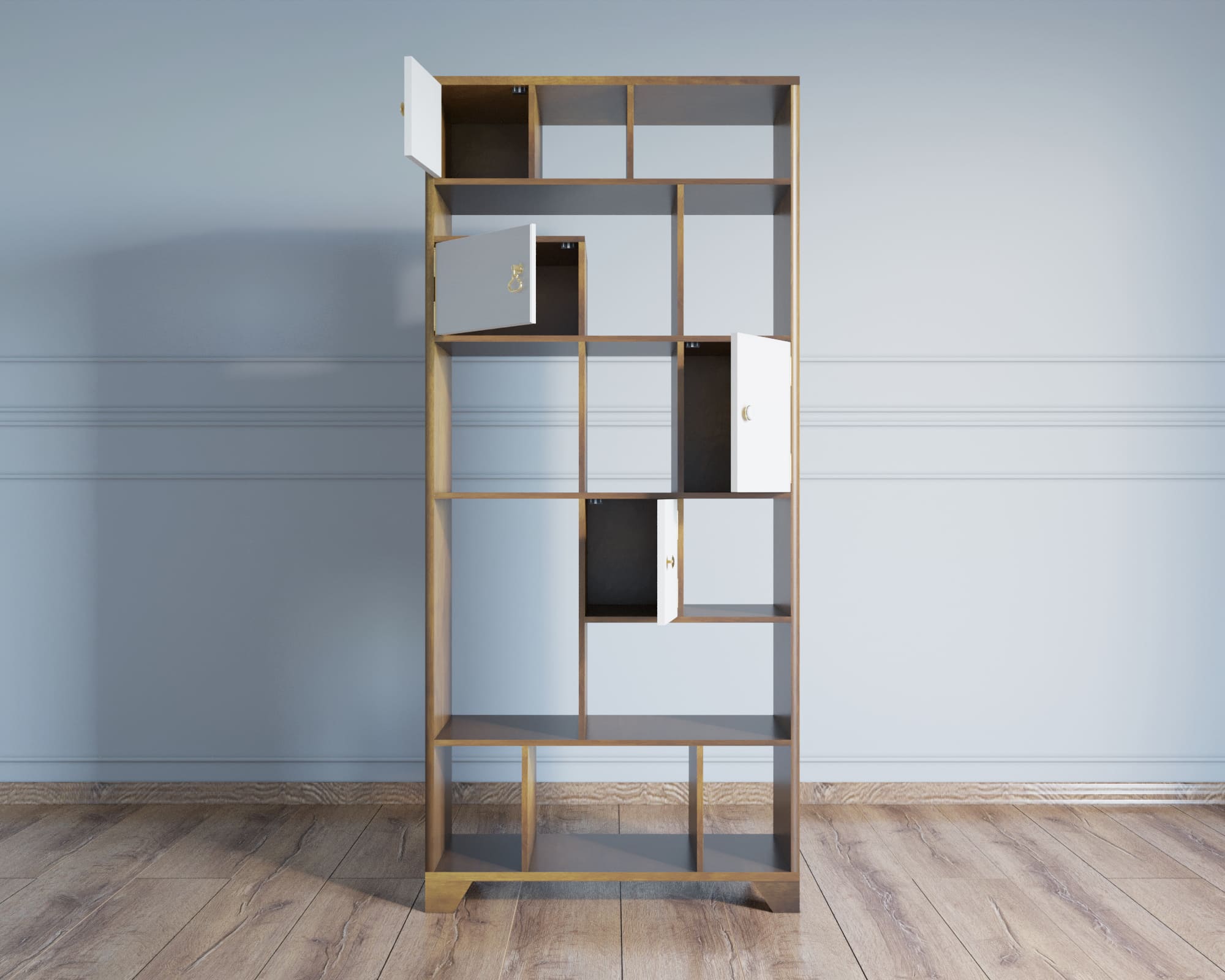 Стеллаж открытый массив «Aquarelle"