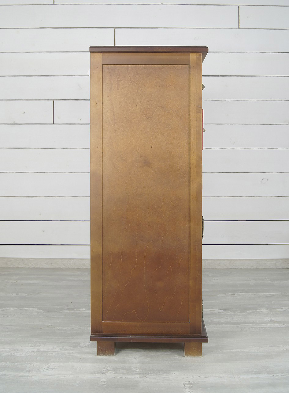 Вертикальный комод массив дерева Gouache Birch (7 ящиков) арт G20017ETG/1