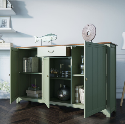 Комод 4 ящика массив Olivia 3 двери/1 ящик