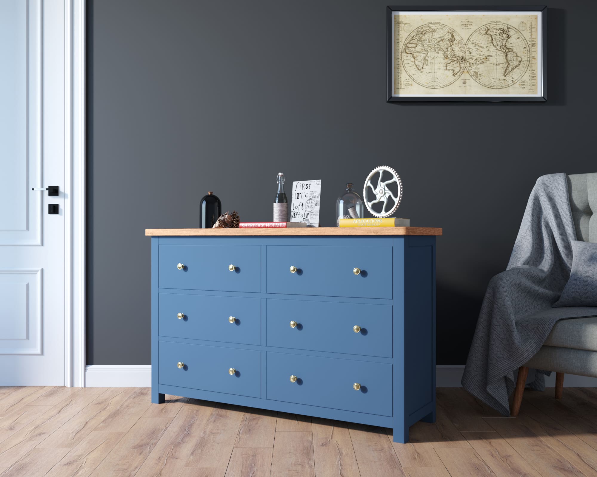 Комод "Jules Verne" шесть ящиков