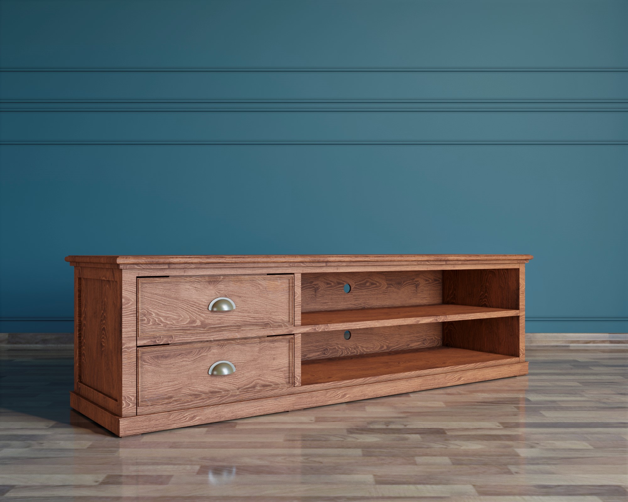 Комод под TV из дерева "Palermo natural"