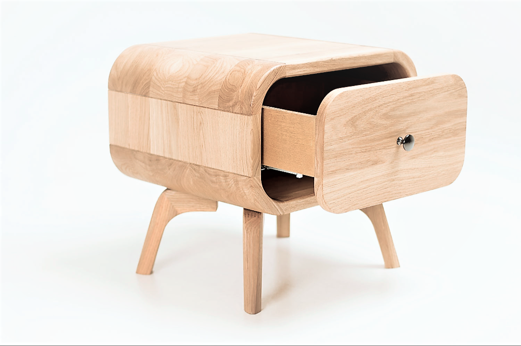 Тумба в Скандинавском стиле "Ellipse" с ящиком