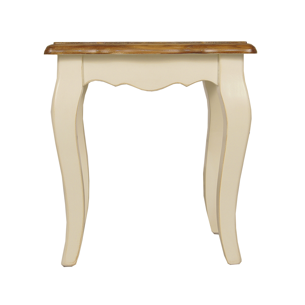 Бежевая консоль массив дерева "Leontina" малая