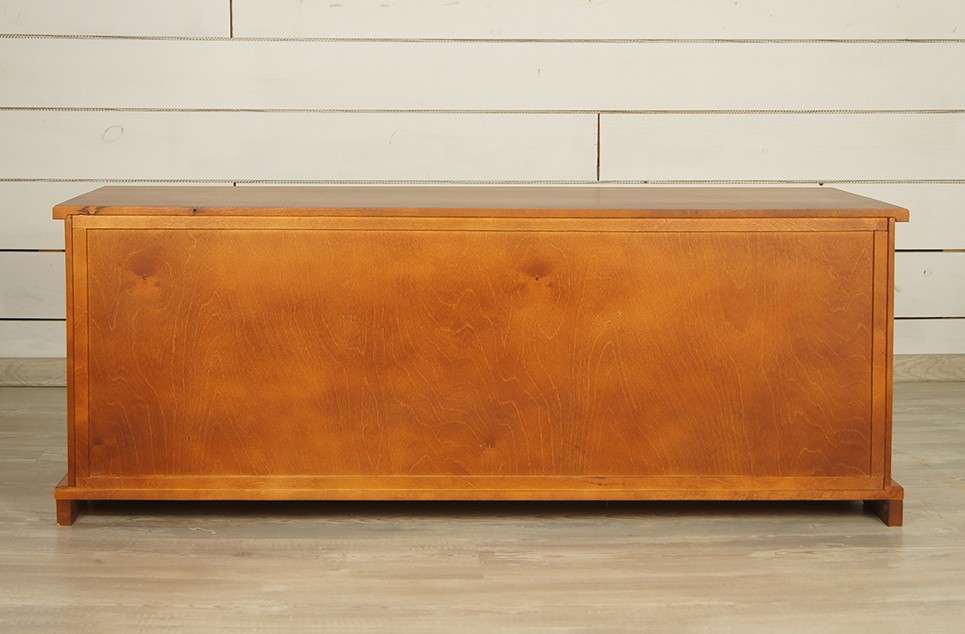 Комод с 5 ящиками из березы «Gouache Birch» горизонтальный арт M10526ETG/1