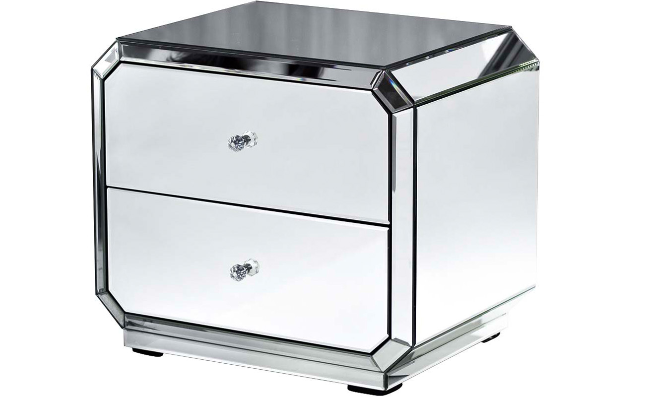 KFC939 Тумба прикроватная зеркальная