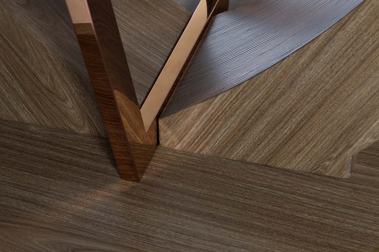 30F-907 Стол обеденный со стеклом бежевый