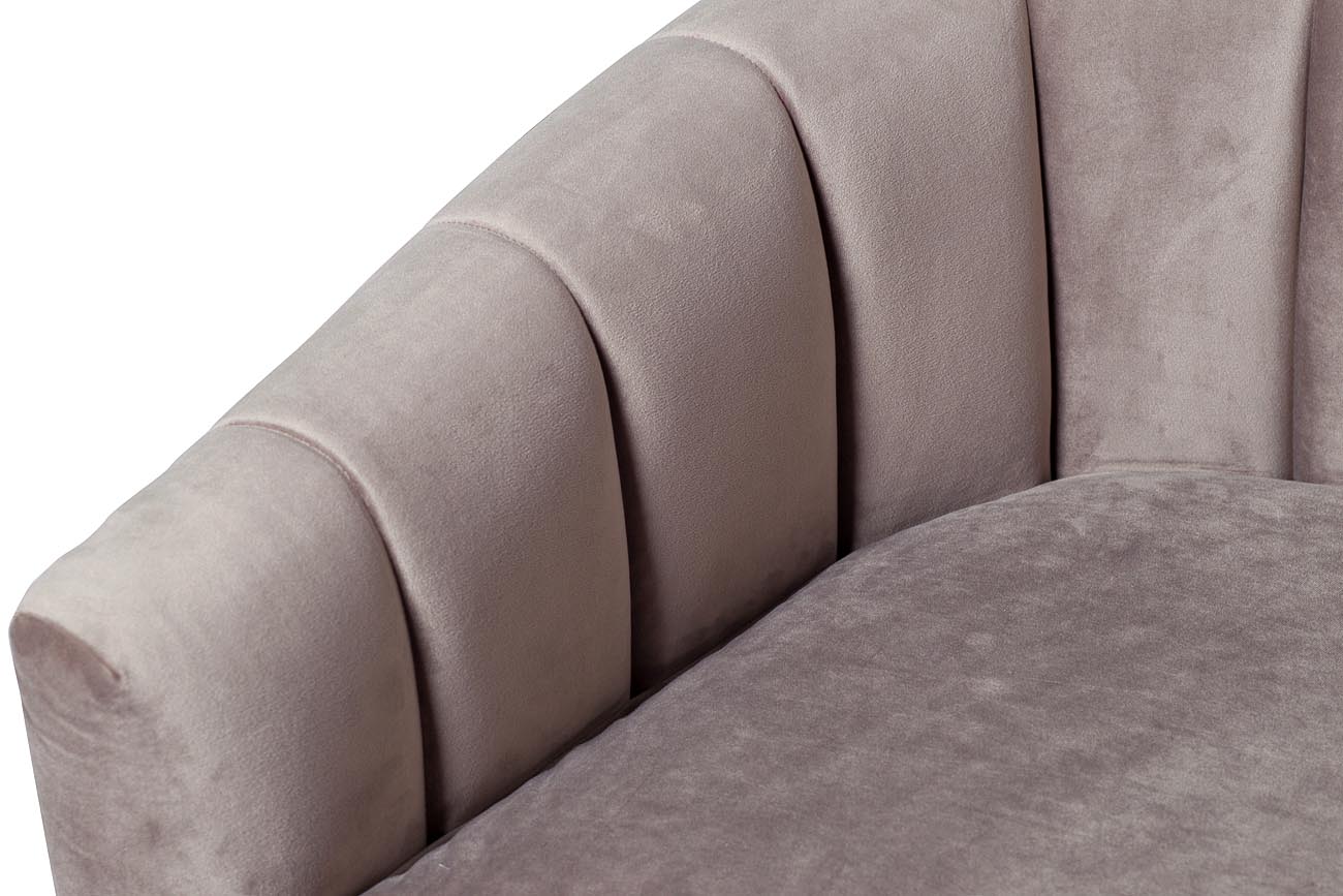 ZW-777 Кресло, велюр серый