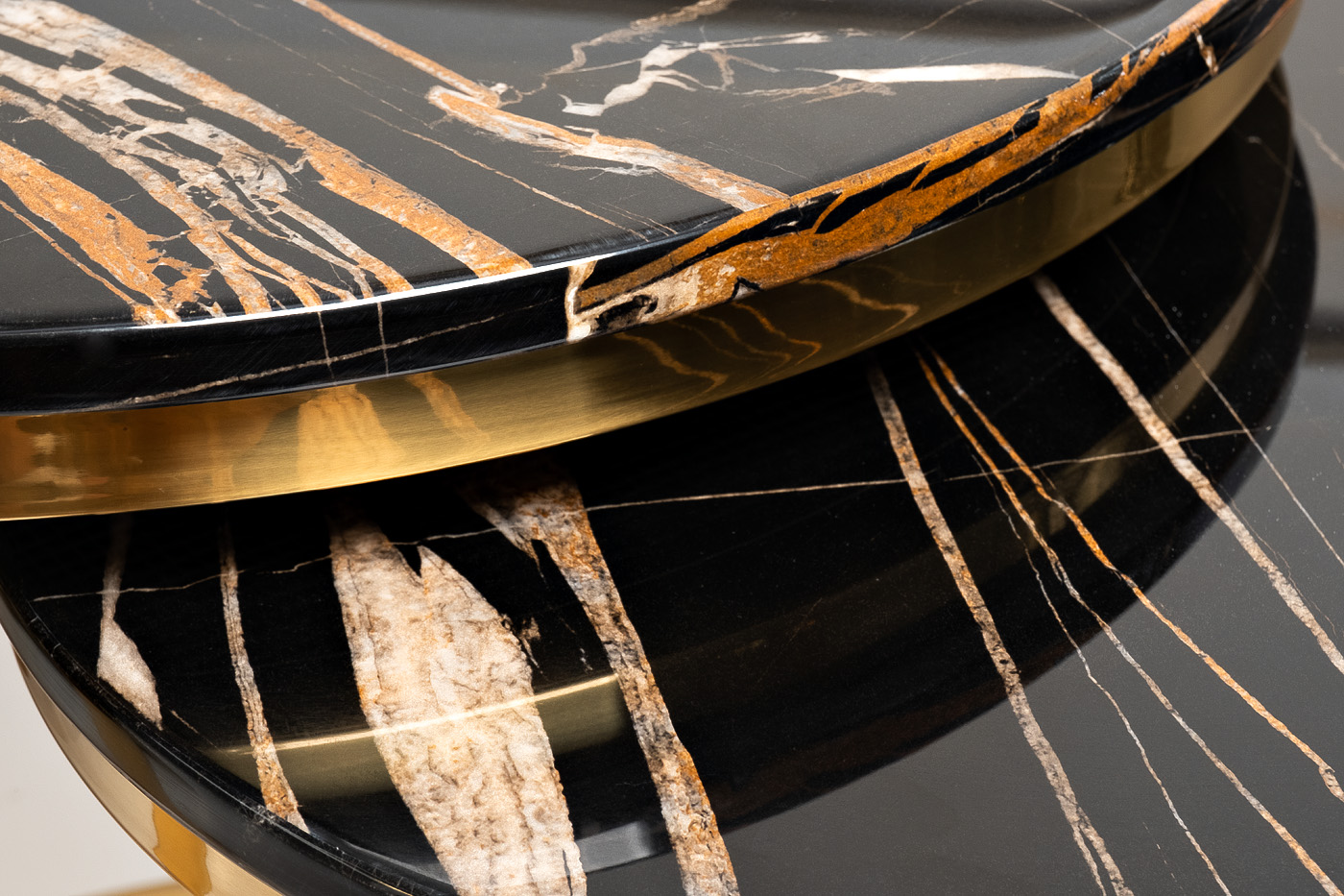 57EL-CT101А-BL Стол журнальный (набор из 2 шт)