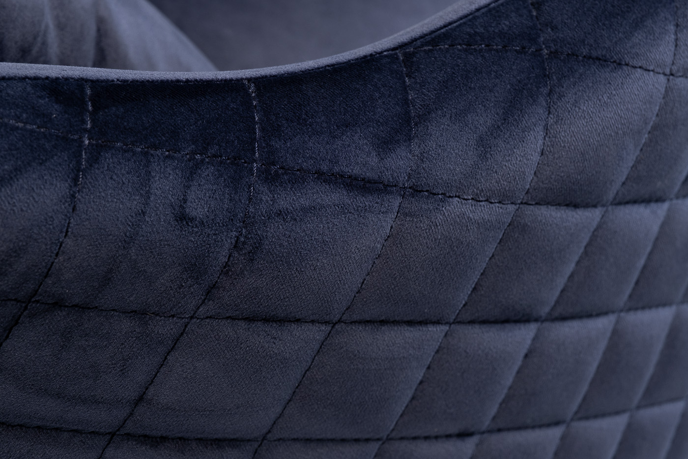 Кресло Verona Basic вращающееся, велюр темно-синий Bel18