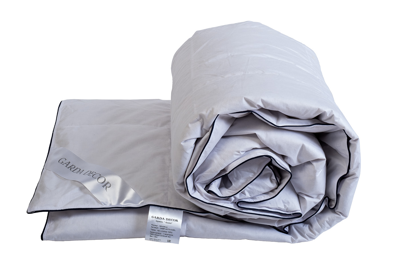 104BP-OETD15- BEL Одеяло Омега, 100% серый гусиный пух
