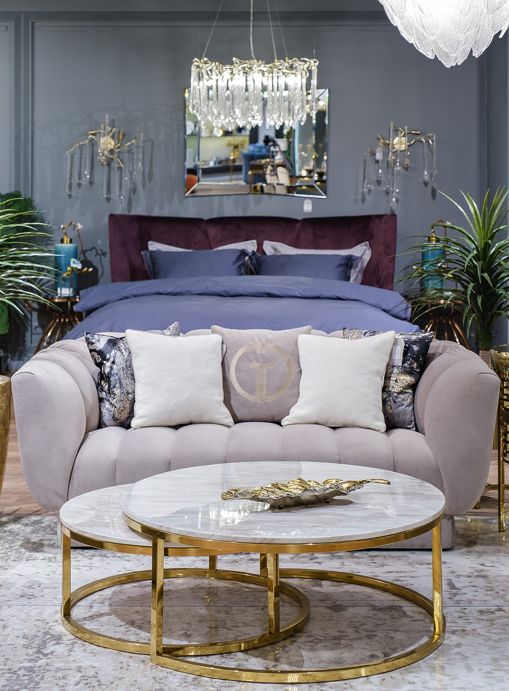 Подушка декоративная с кантом корич. 283002