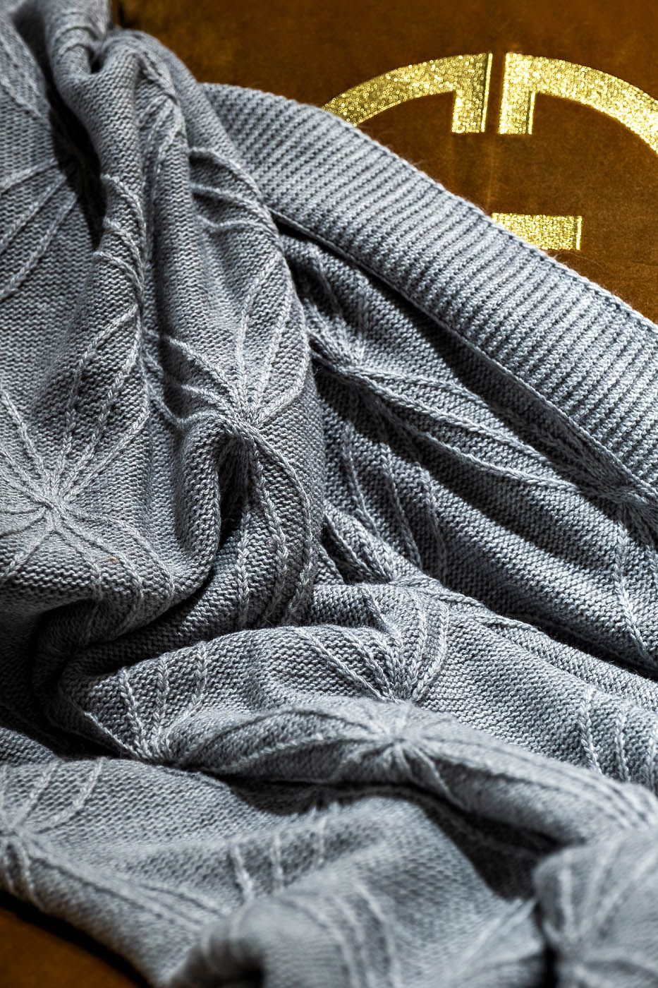 104BP-PVAIT1420-SER Плед Аура серый