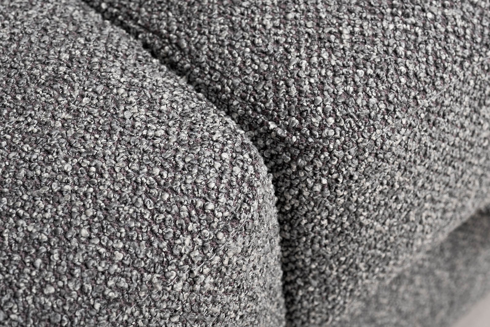 Диван Marco трехместный раскладной, букле серый Flona SER+Buta SER