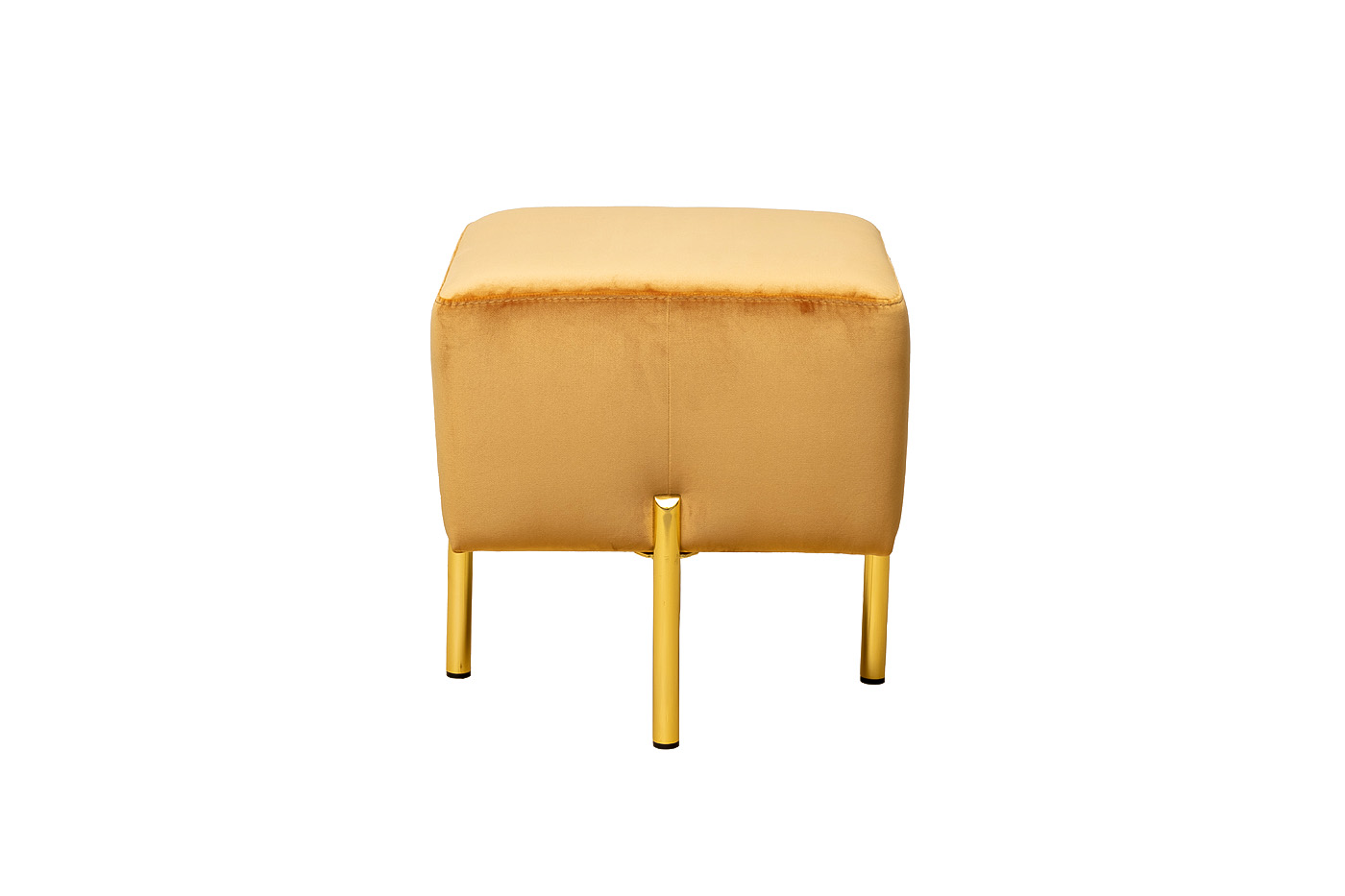 Пуф Mario вельвет оранжевый Velv ORANG