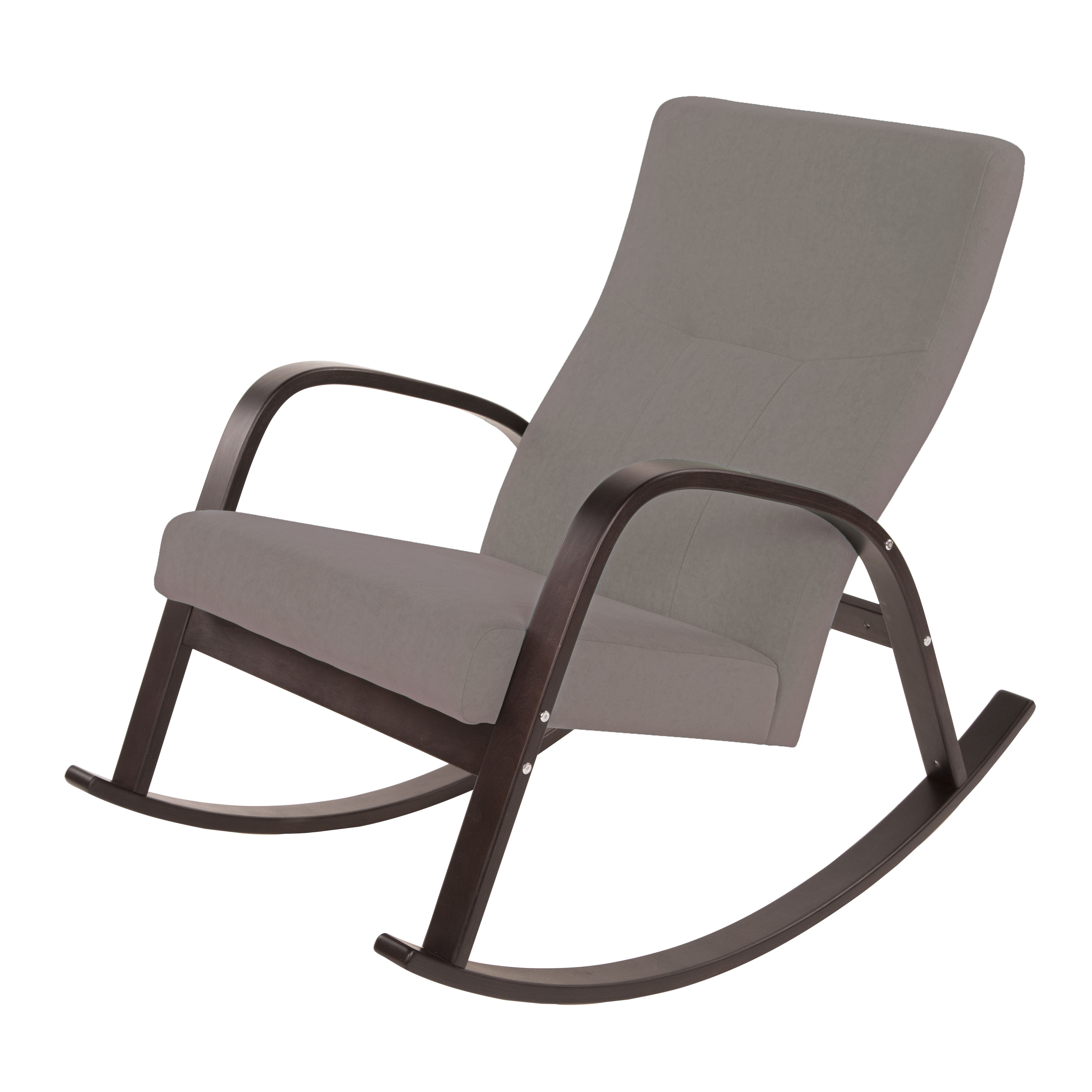 кресло-качалка Ирса фреш 04 бежевый каркас Орех