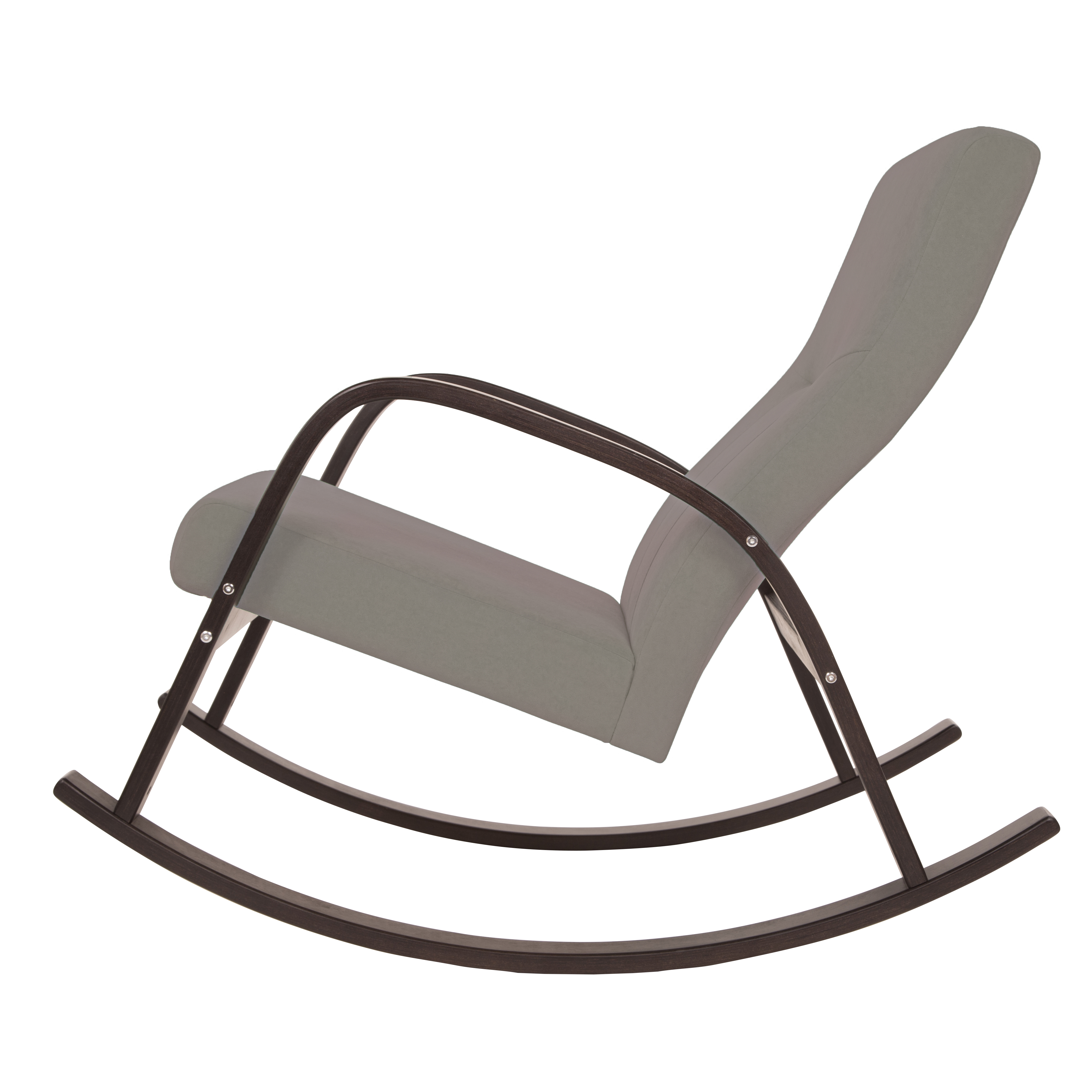 кресло-качалка Ирса фреш 04 бежевый каркас Орех