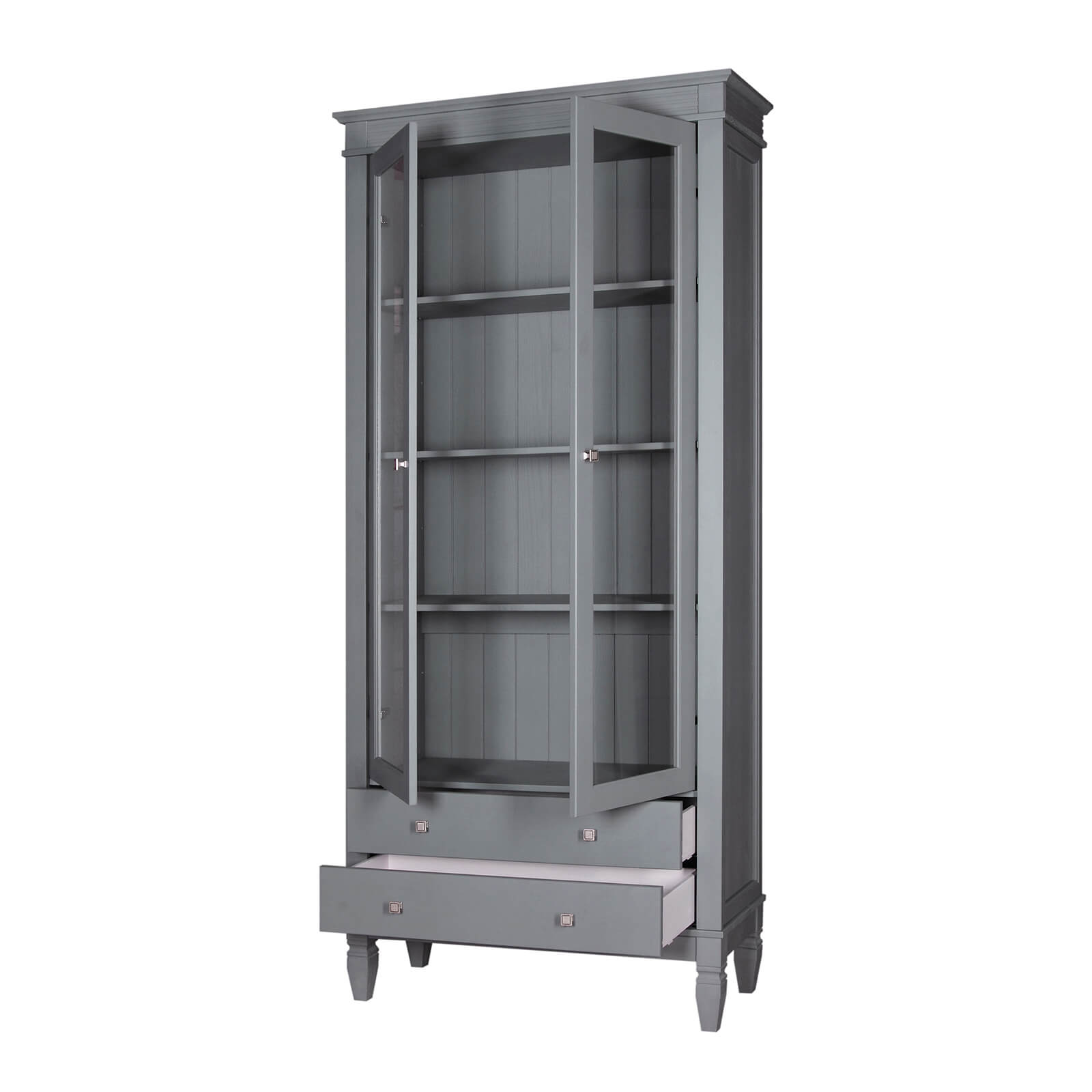 (2.2.2) Стеллаж "Ольса" 202/002 (серый 7042)