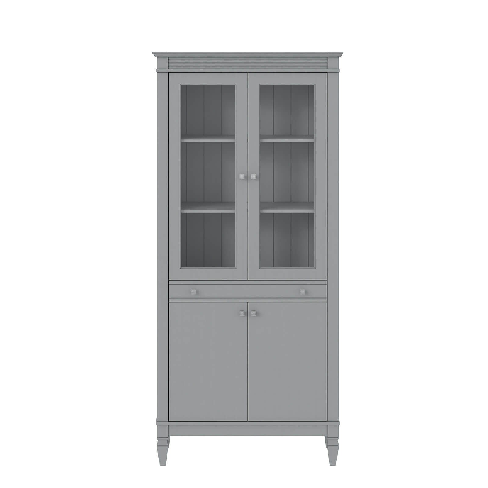 (2.3.2) Стеллаж "Ольса" 202/210 (серый 7042)