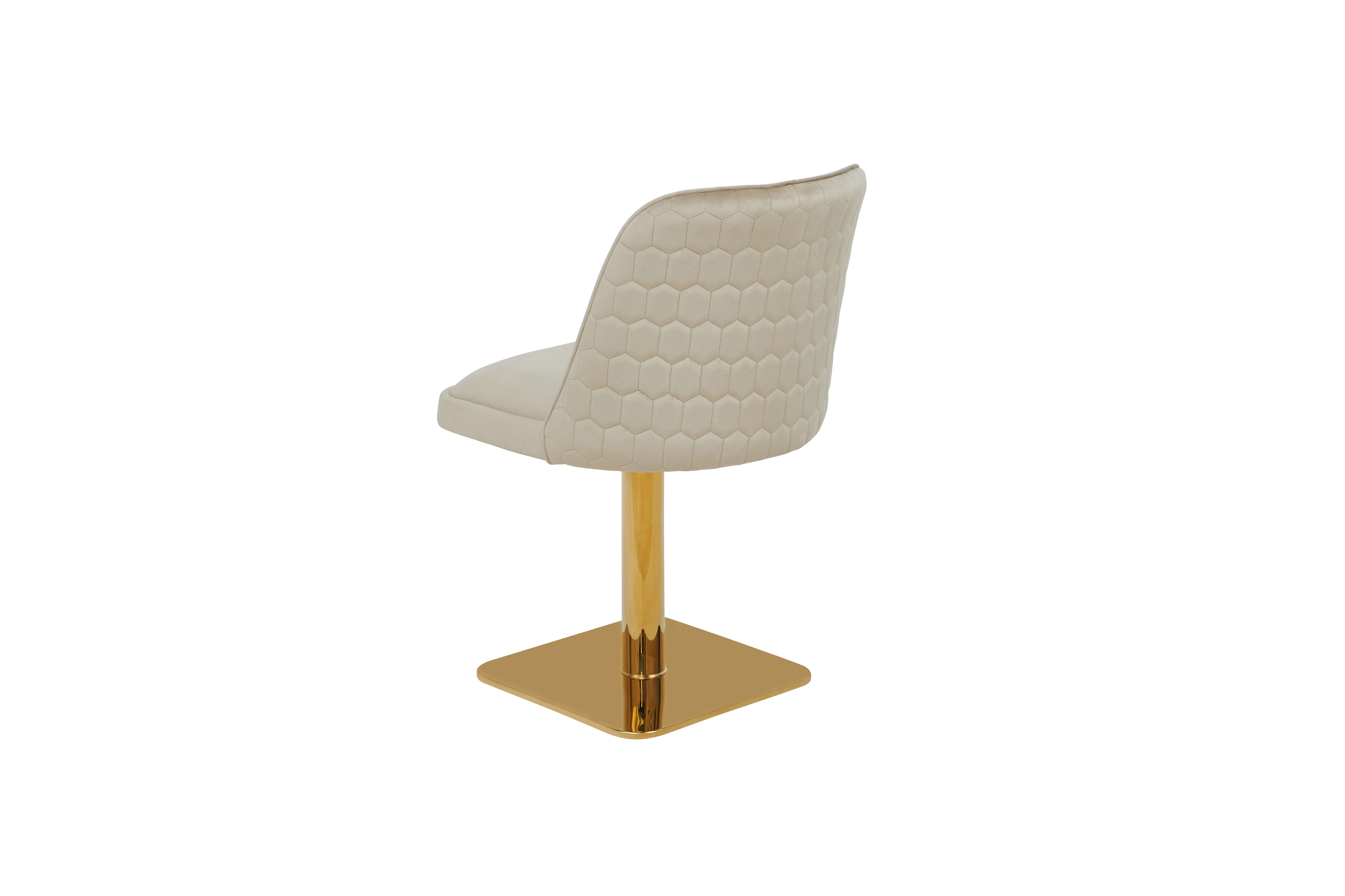 Стул обеденный Лоренсо вращающийся DC-3988, бежевый