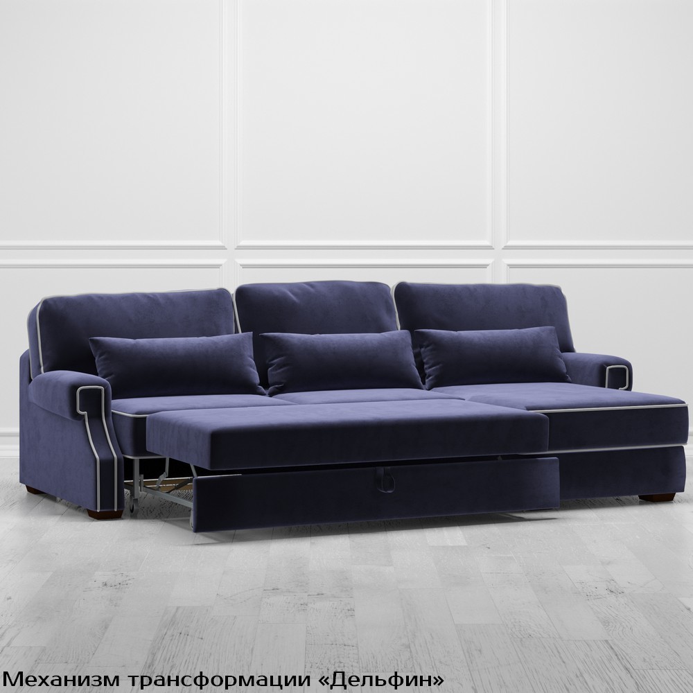 Диван Quadra L (с механизмом) DQL-TR-180-K03-Ka-B18