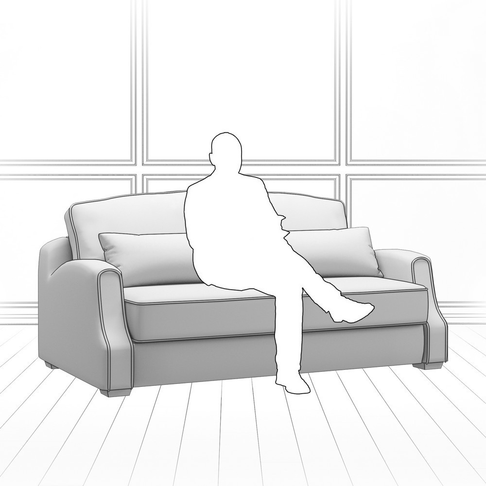 Диван Corsa (с механизмом) DCr-I-180-K03-Ka-0405