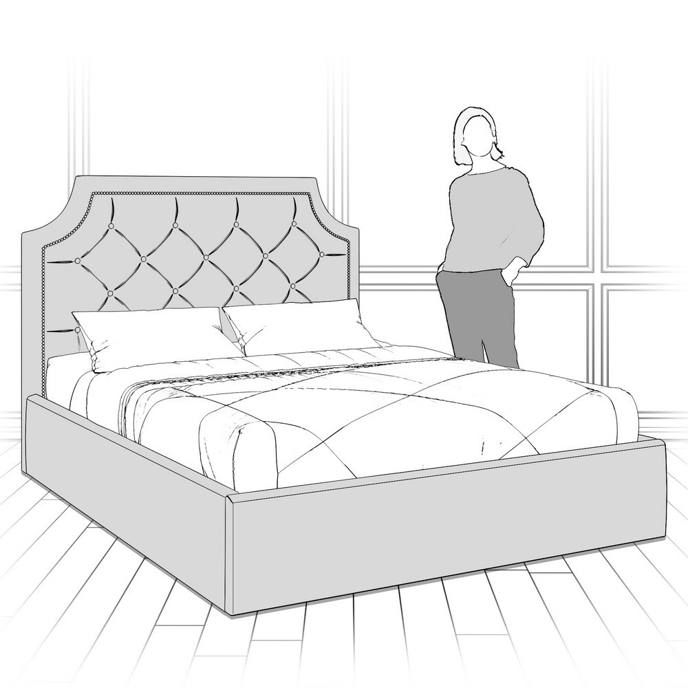 Кровать с подъемным механизмом K09Y-1200-G-B05