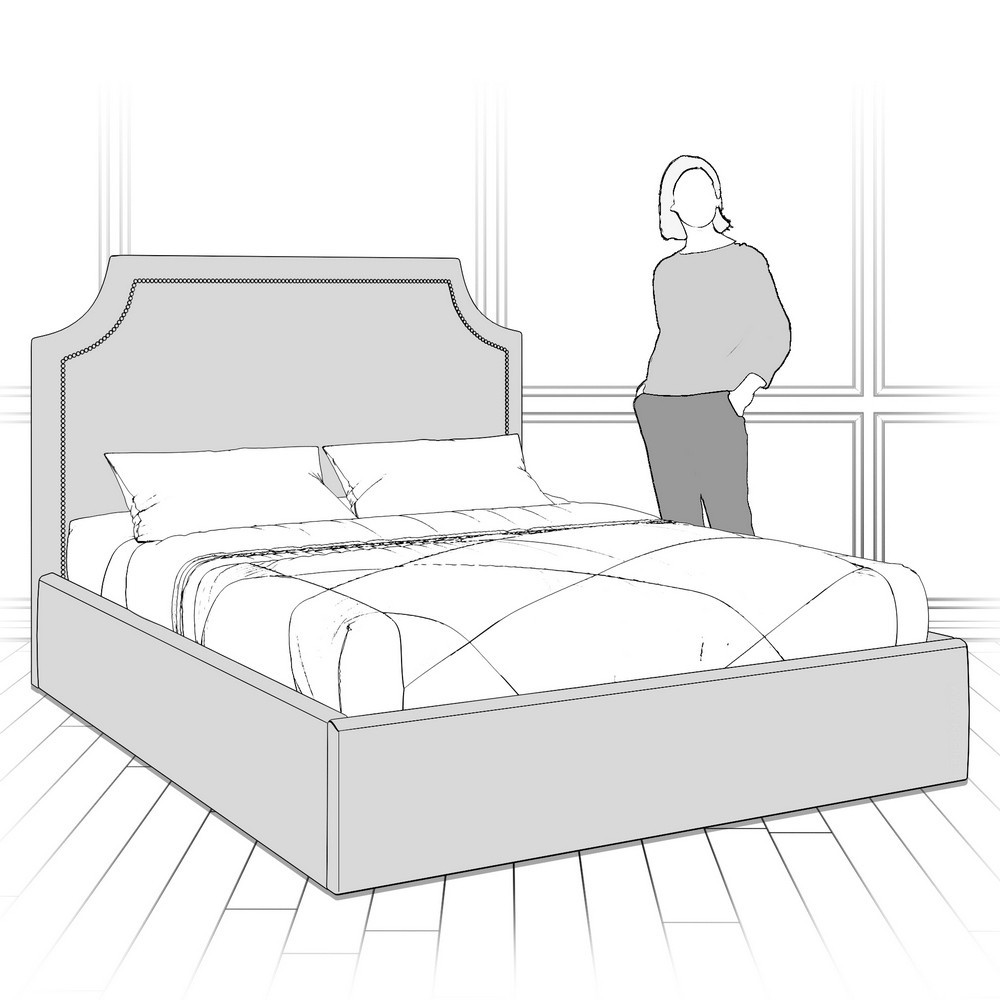 Кровать с подъемным механизмом K09-1400-G-B15