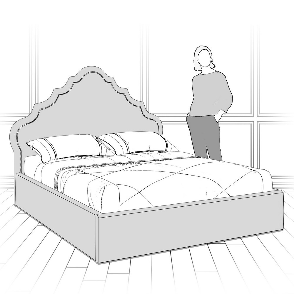 Кровать с подъемным механизмом K08-1200-G-B14