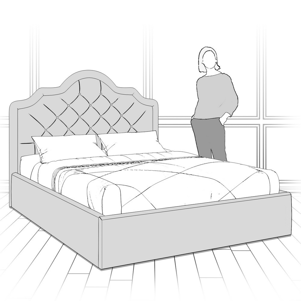 Кровать с подъемным механизмом K05Y-1600-B05