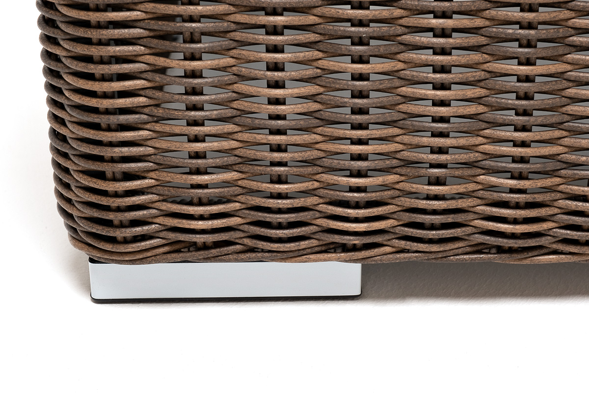"Боналли" журнальный столик из искусственного ротанга, цвет коричневый
