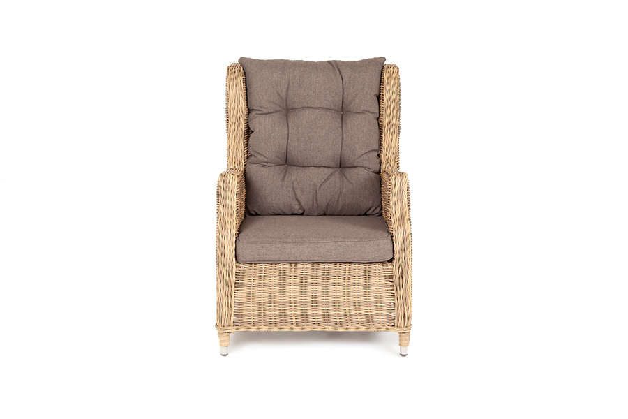 "Форилло" кресло раскладное плетеное, цвет соломенный