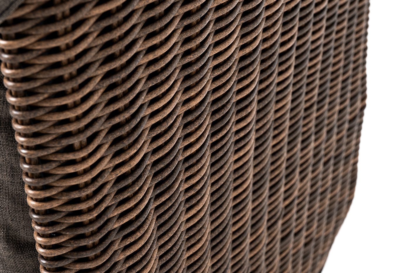 "Таррагона" кресло плетеное с подушками, цвет коричневый