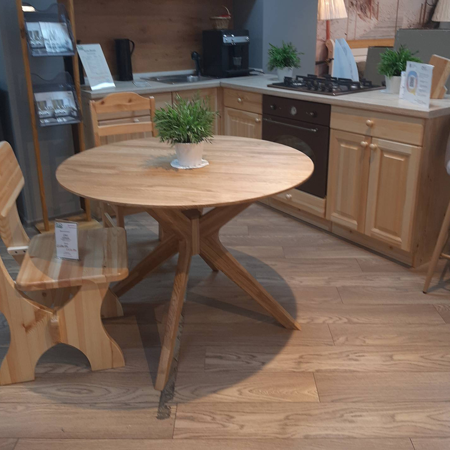 Стол обеденный круглый "Раунд 3"