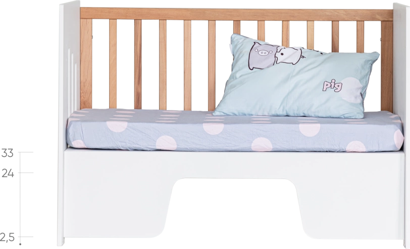 Кроватка-стол Mia НИК 6 б/р