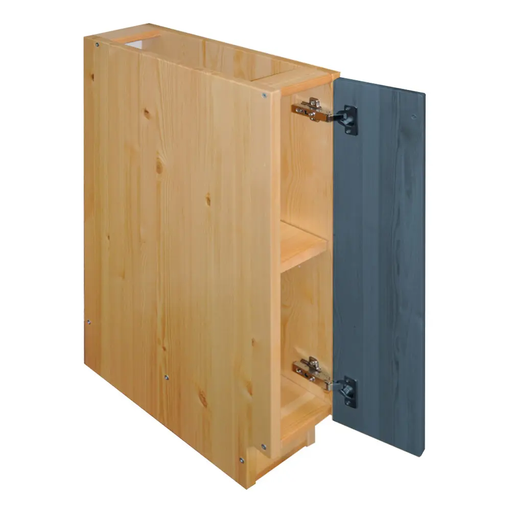 Тумба узкая Весури (Классика) с полкой 200 морин