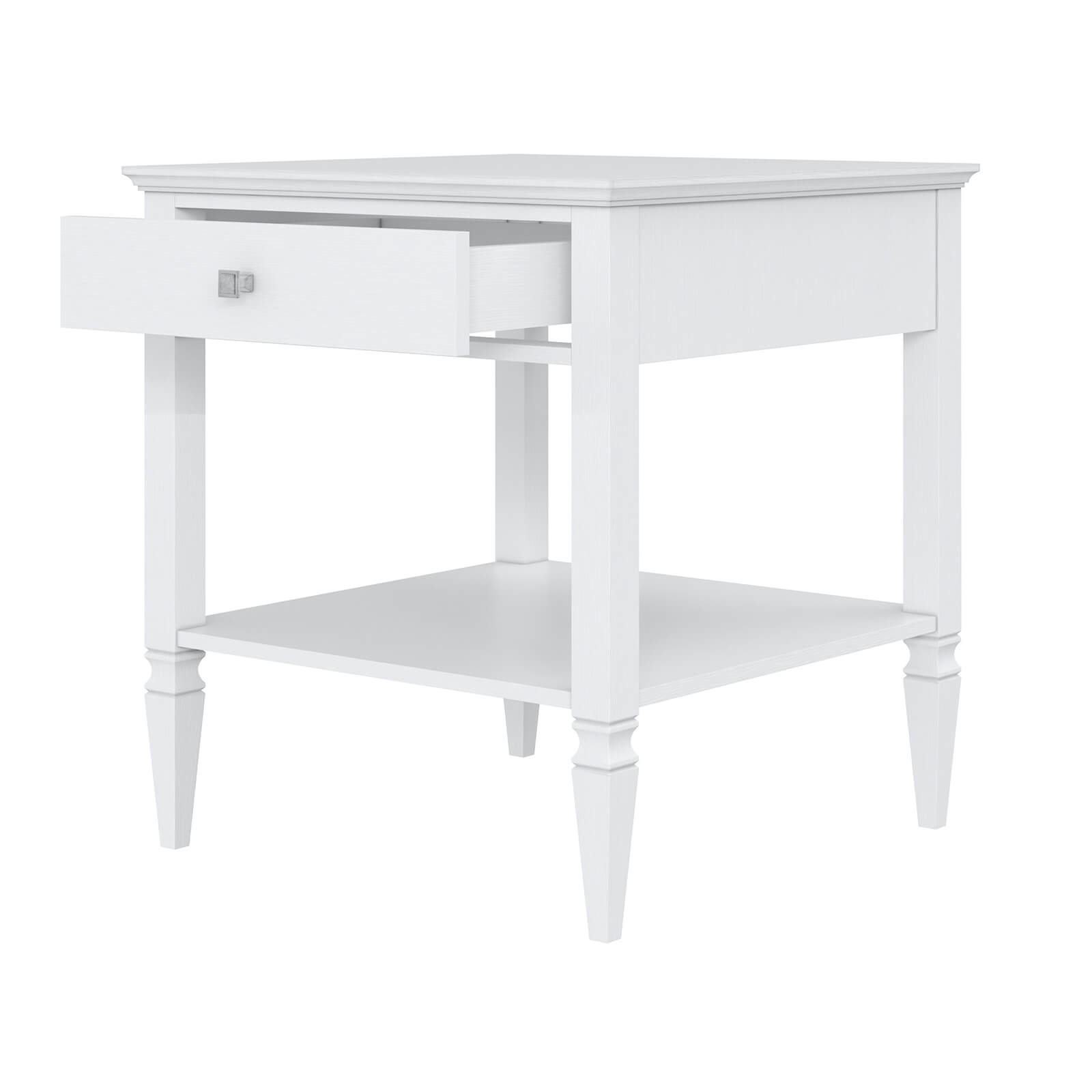 Стол ламповый "Ольса" 01 (белый лак)