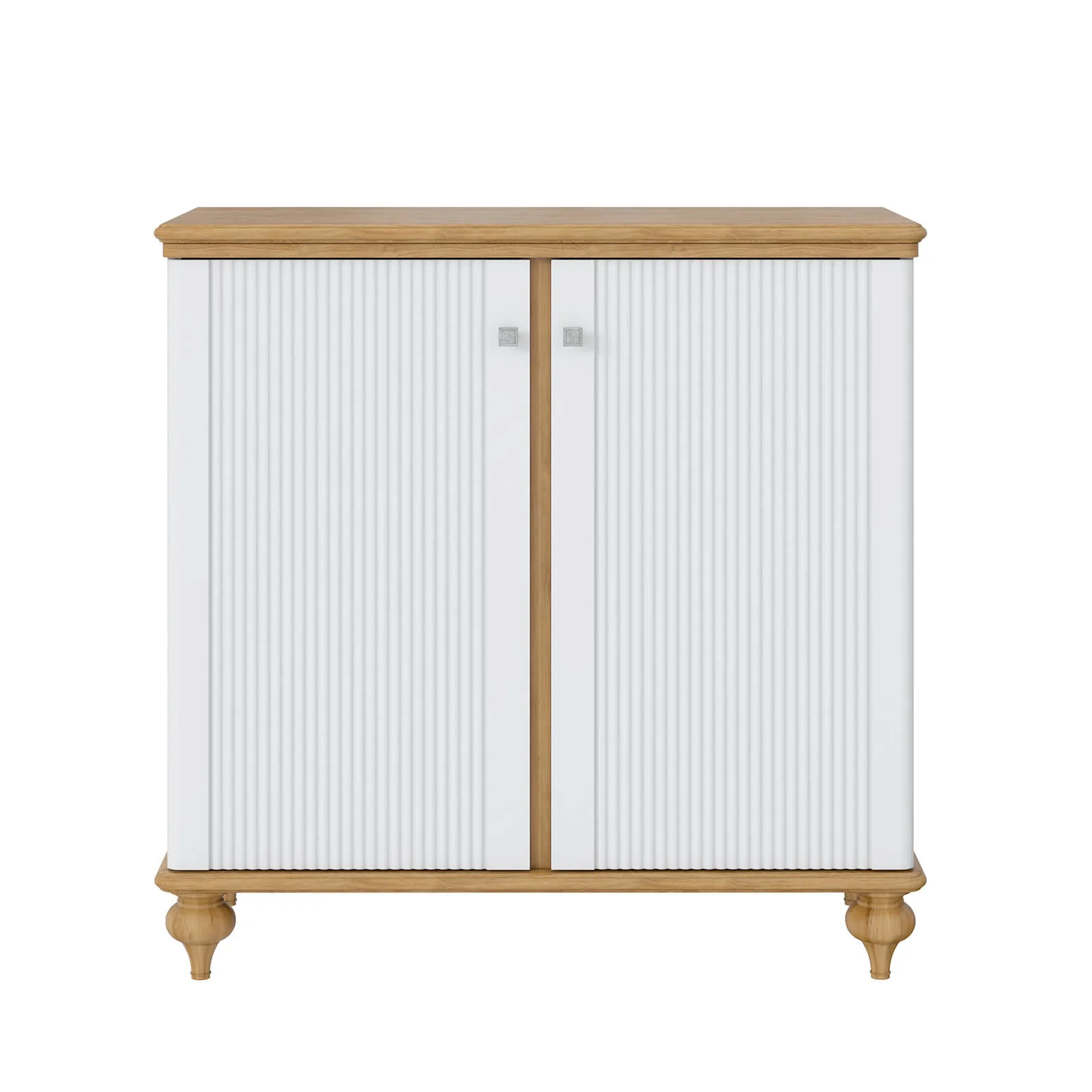 Комод из дерева светлый "Рандеву" 220 (белый лак-антик 24)