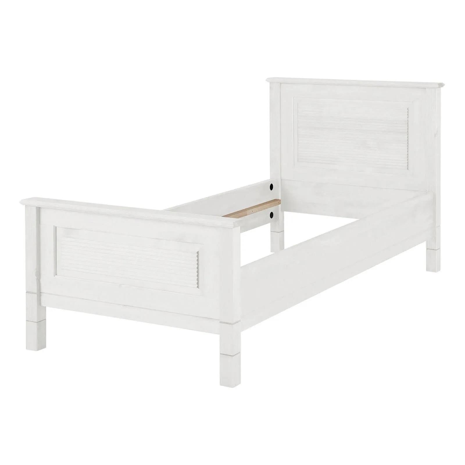 Кровать "Рауна" 900x2000 (белый воск УКВ)